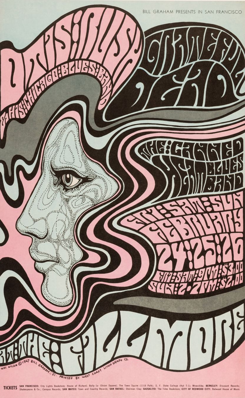 The Grateful Dead en concierto en Fillmore West (1967)