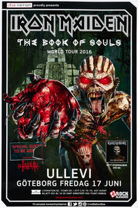 Iron Maiden en concierto en Suecia (junio 2016)