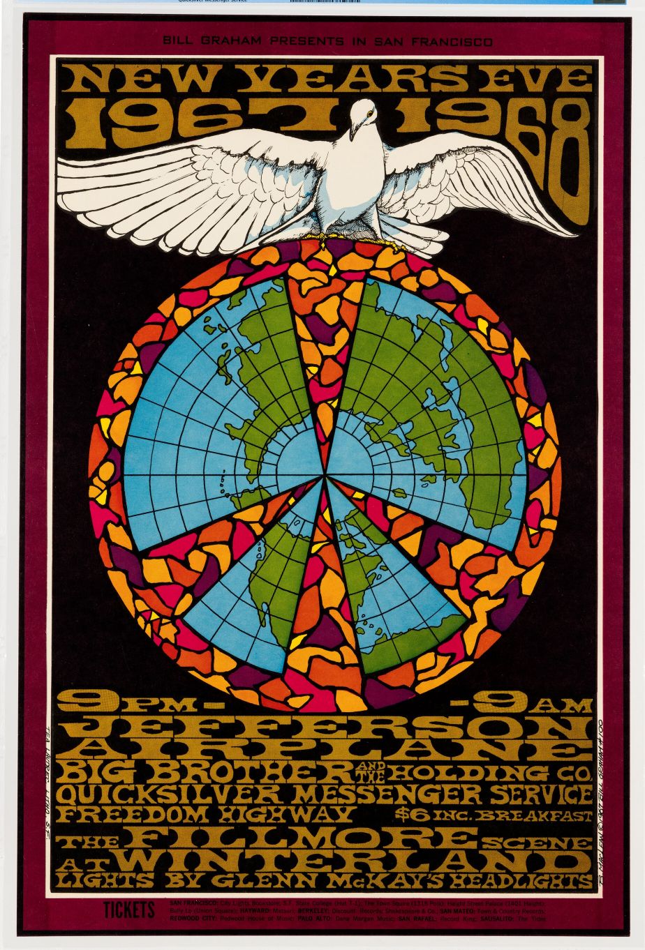Jefferson Airplane, Big Brother y más en Año Nuevo (1968)