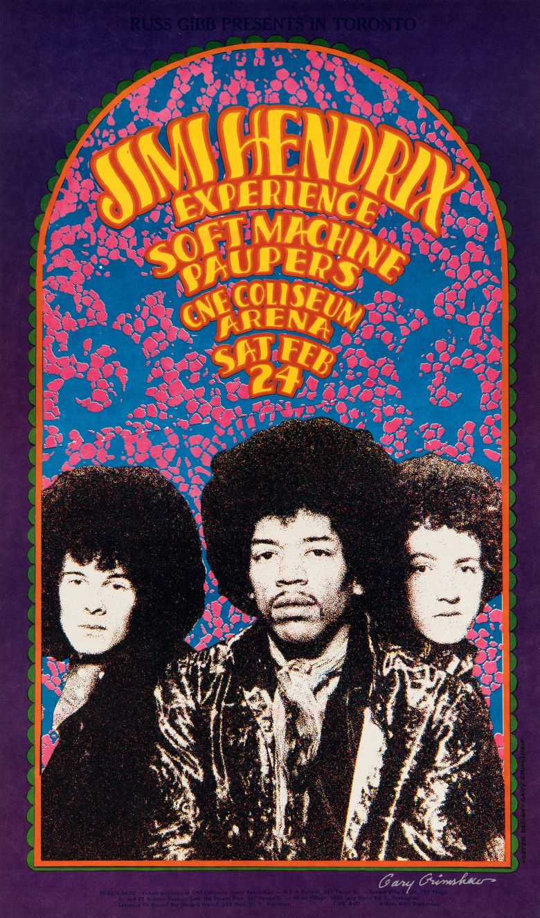 Jimi Hendrix Experience en CNC Coliseum Arena (febrero 1968)