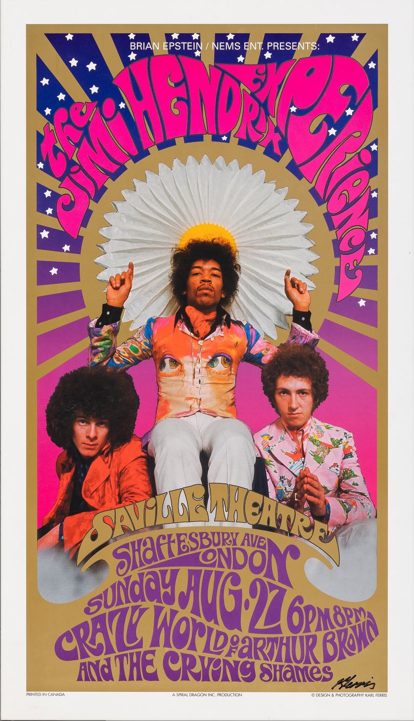 The Jimi Hendrix Experience en el Teatro Saville (1967)