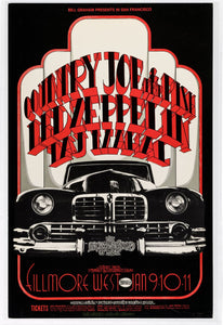 Country Joe & the Fish, Led Zeppelin, Taj Mahal (enero 1969)