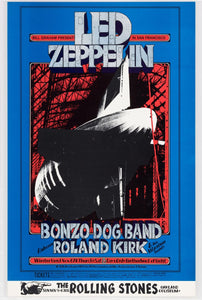 Led Zeppelin con The Rolling Stones en Winterland  (1969)
