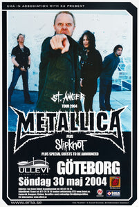 Metallica en concierto en Suecia (mayo 2004)