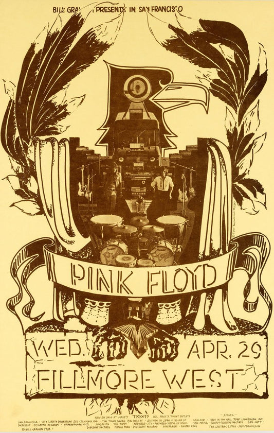 Pink Floyd en Fillmore West (abril 1970)