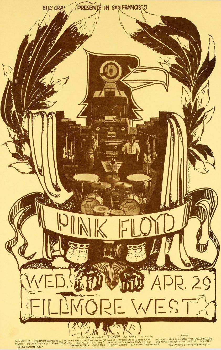 Pink Floyd en Fillmore West (abril 1970)
