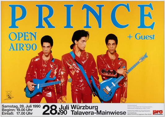 Prince en concierto en Alemania (1990)