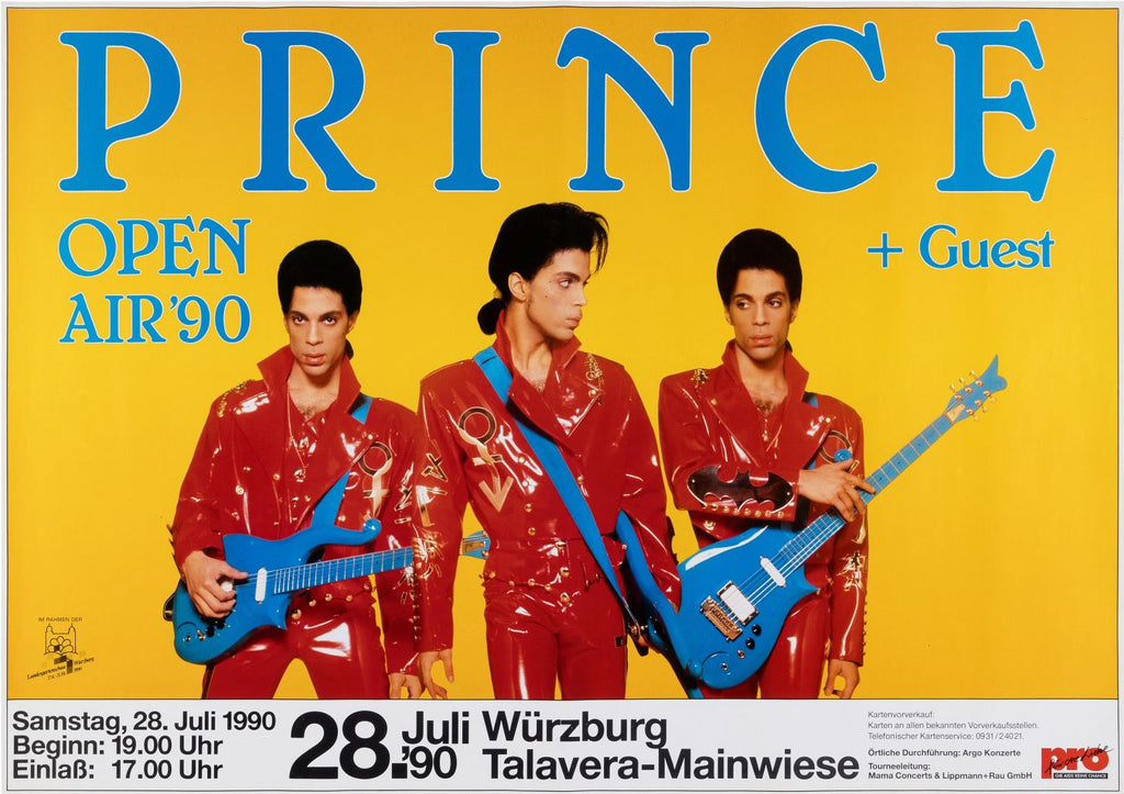 Prince en concierto en Alemania (1990)
