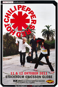 Red Hot Chili Peppers en concierto en Suecia (octubre 2011)