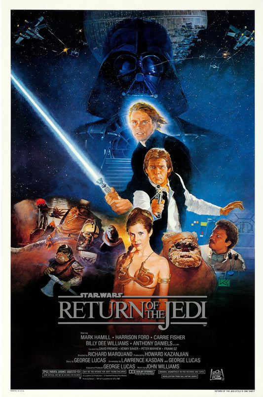 Star Wars Return of the Jedi (poster clásico)