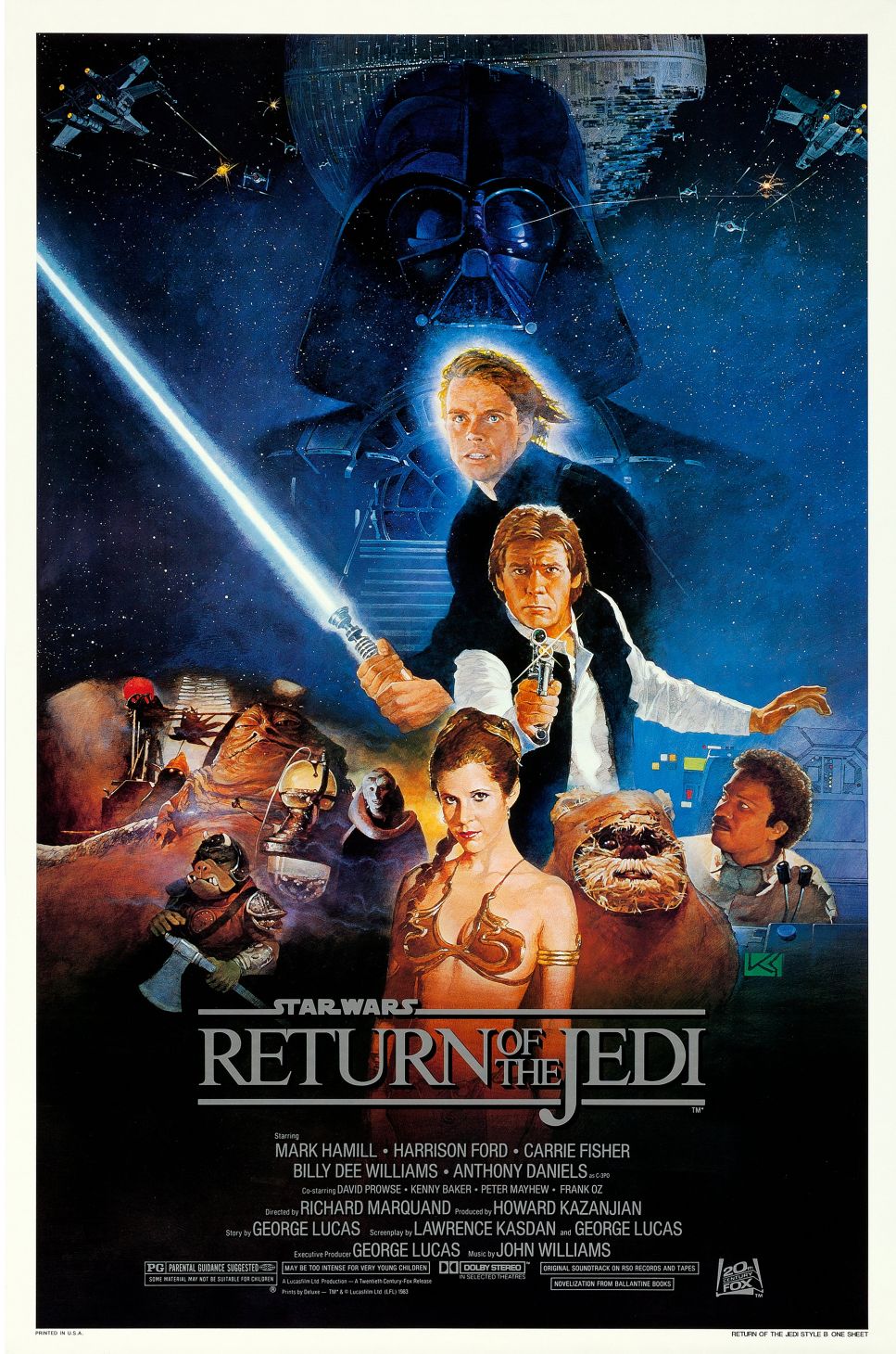 Star Wars Return of the Jedi (poster clásico)