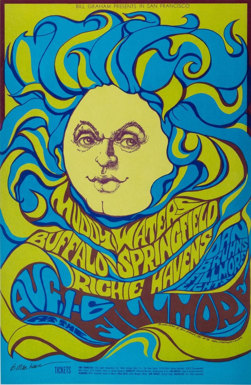 Muddy Waters, Buffalo Springfield, y Richie Havens (Agosto 1967)