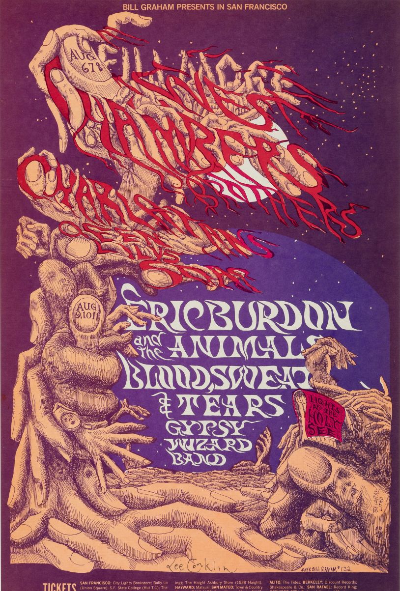 The Animals, Chambers Brothers, y más en concierto (1968)