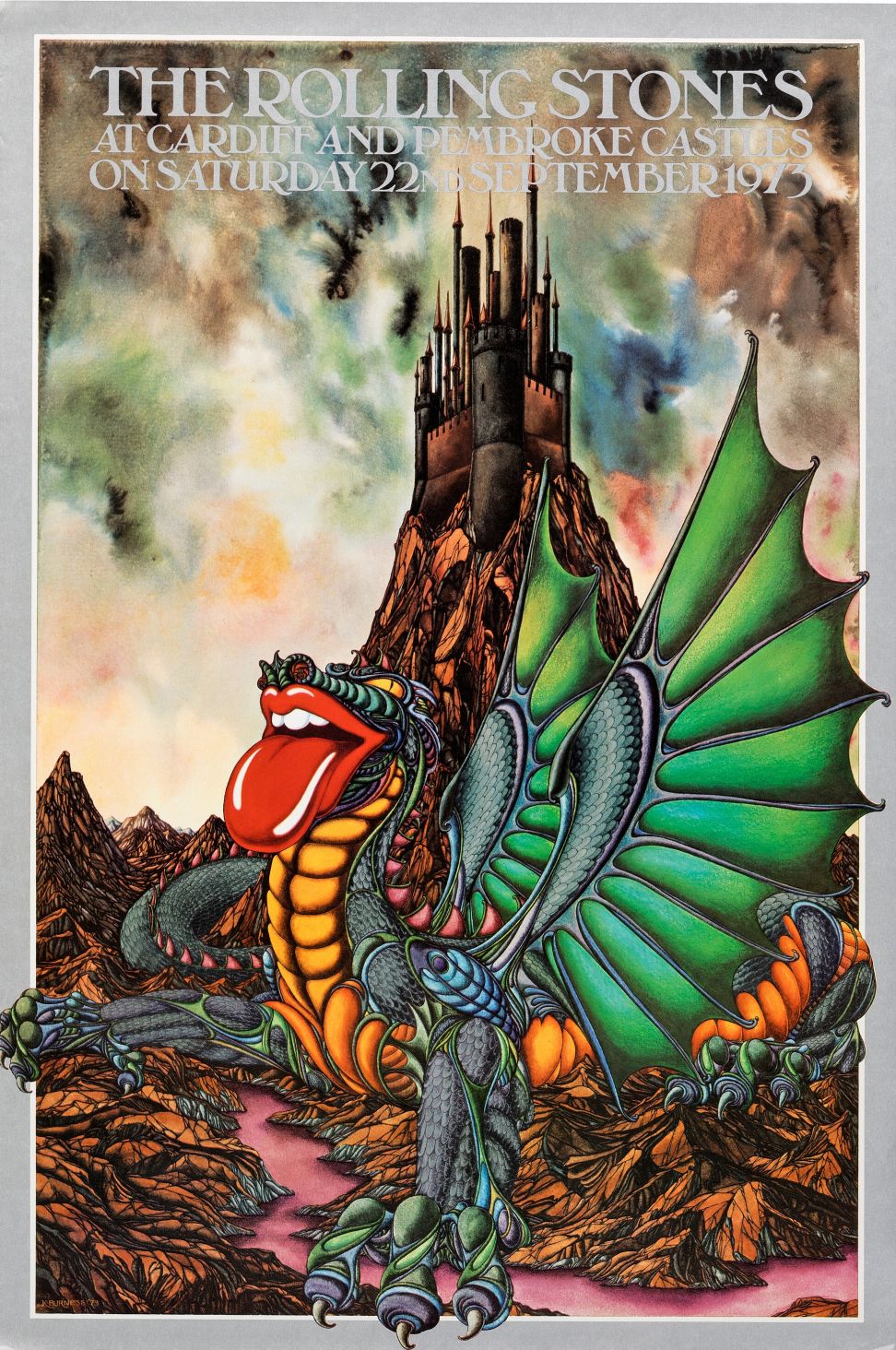 The Rolling Stones en vivo en Cardiff and Pembroke Castles (septiembre 1973)