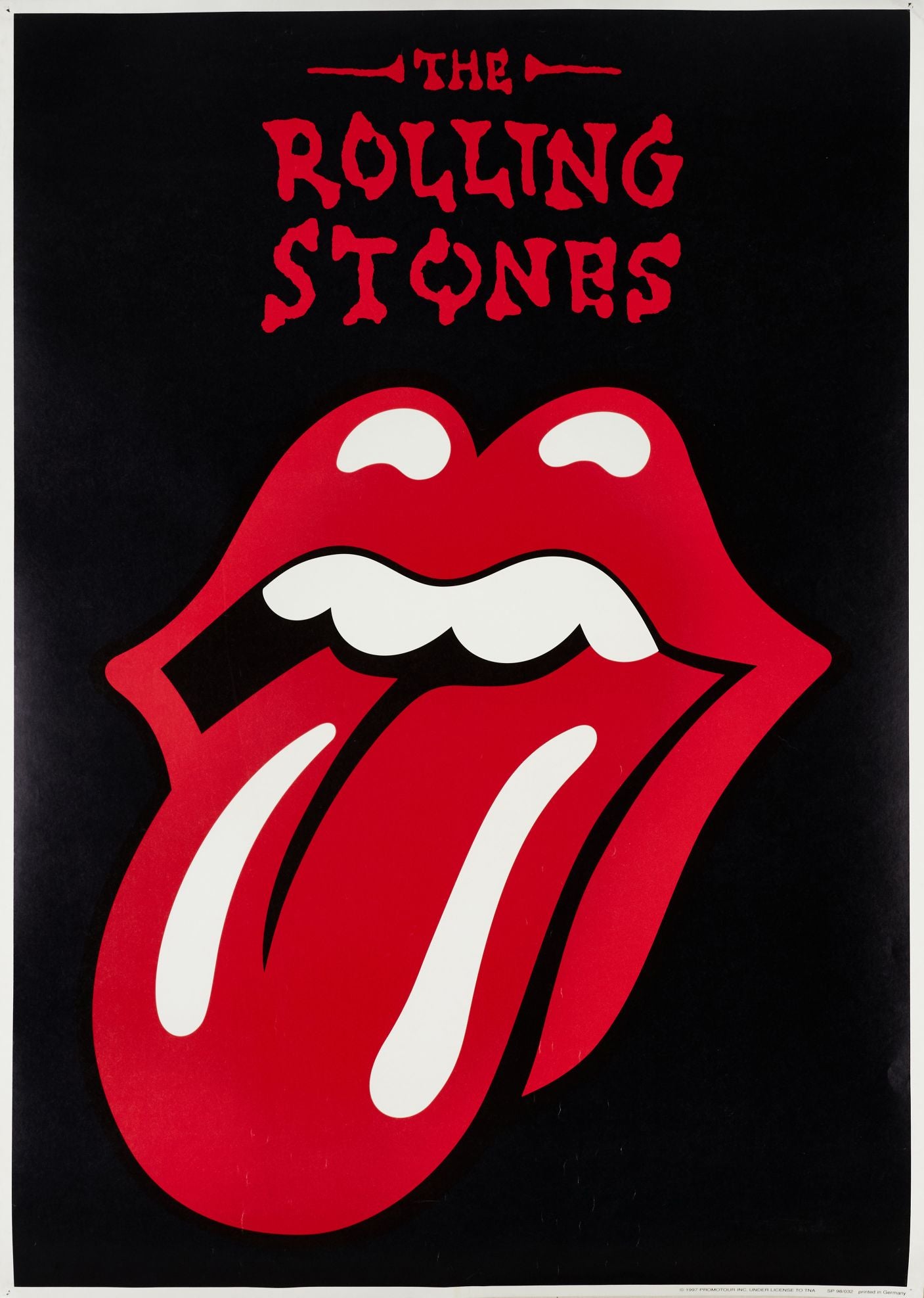 The Rolling Stones logo clásico